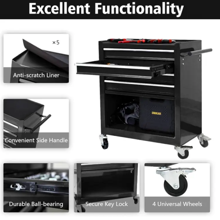 Rolling Metal Tool Chest